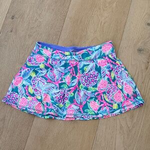 Lilly Pulitzer Pink and Blue Floral Skort